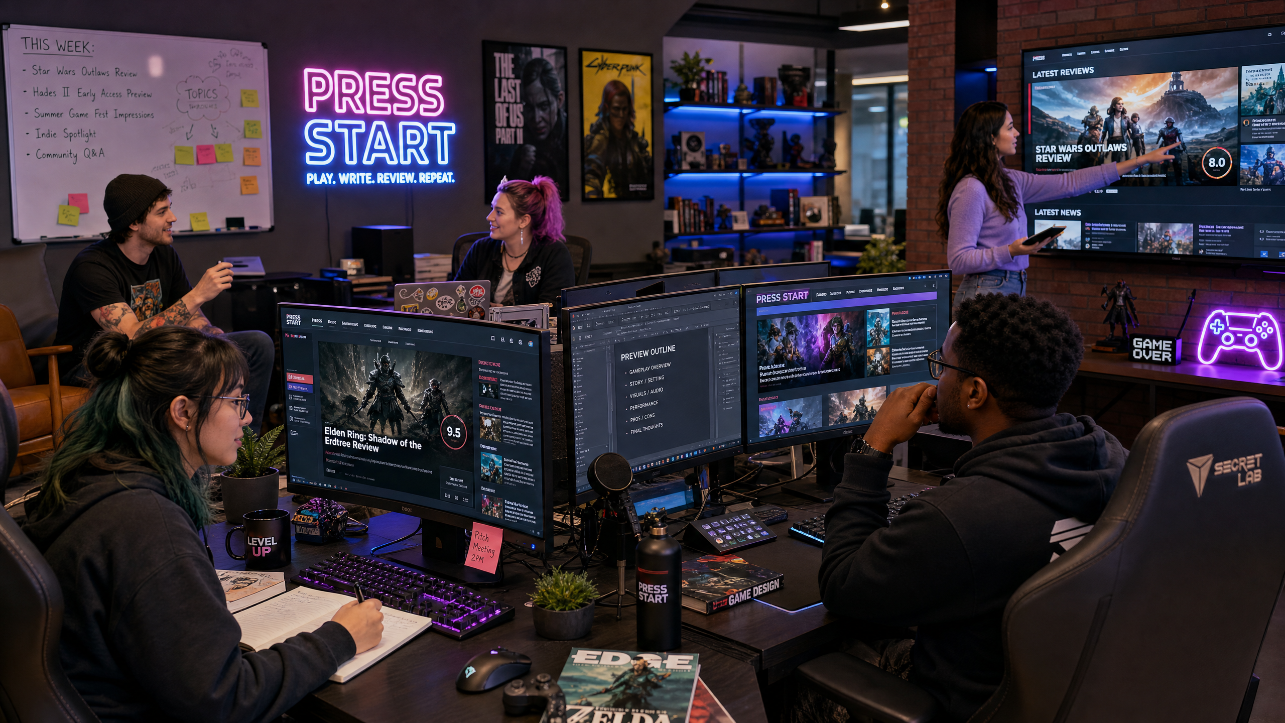 GoldenSpins team at work